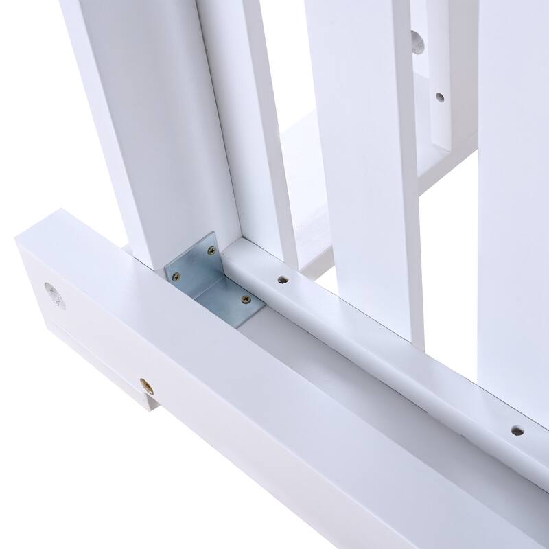 Patio Twin Size Porch Swing Bed Seating with Hemp Ropes