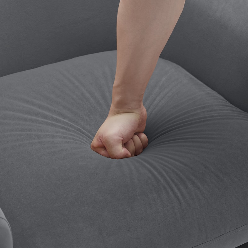 Modern Upholstered Barrel Accent Chair