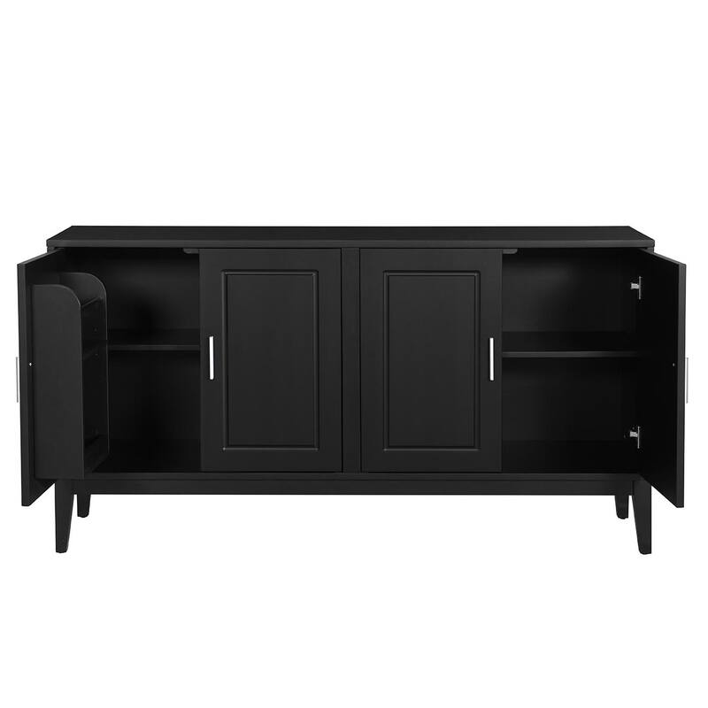 Large Living Room and Dining Room Sideboard Storage Cabinet with Two Spacious Console and Cable Management