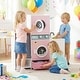preview thumbnail 5 of 8, Gymax Wooden Kids Laundry Playset Pretend Toy Washing Machine w/
