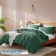 preview thumbnail 47 of 175, Nestl Ultra Soft Double Brushed Microfiber Duvet Cover Set with Button Closure