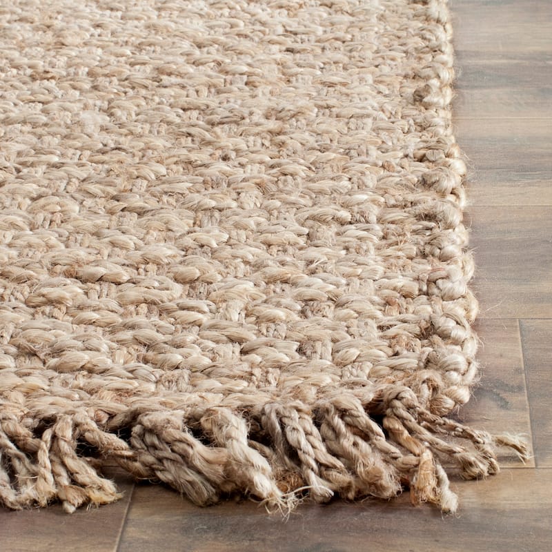 SAFAVIEH Handmade Natural Fiber Jaylee Jute Fringe Rug