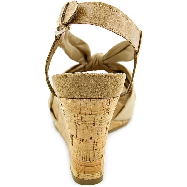 Shop Aerosoles Plush Pillow Women Open Toe Canvas Wedge Sandal