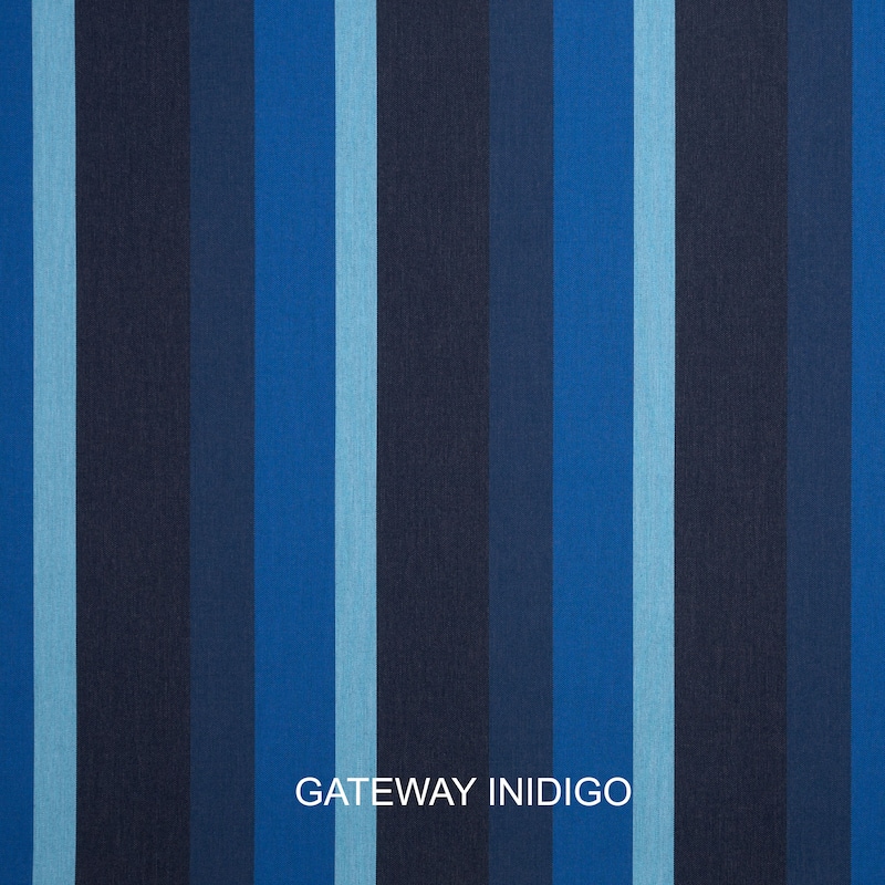 Sunbrella Gateway Indigo Corded Indoor/ Outdoor Pillow Set (Set of 2)