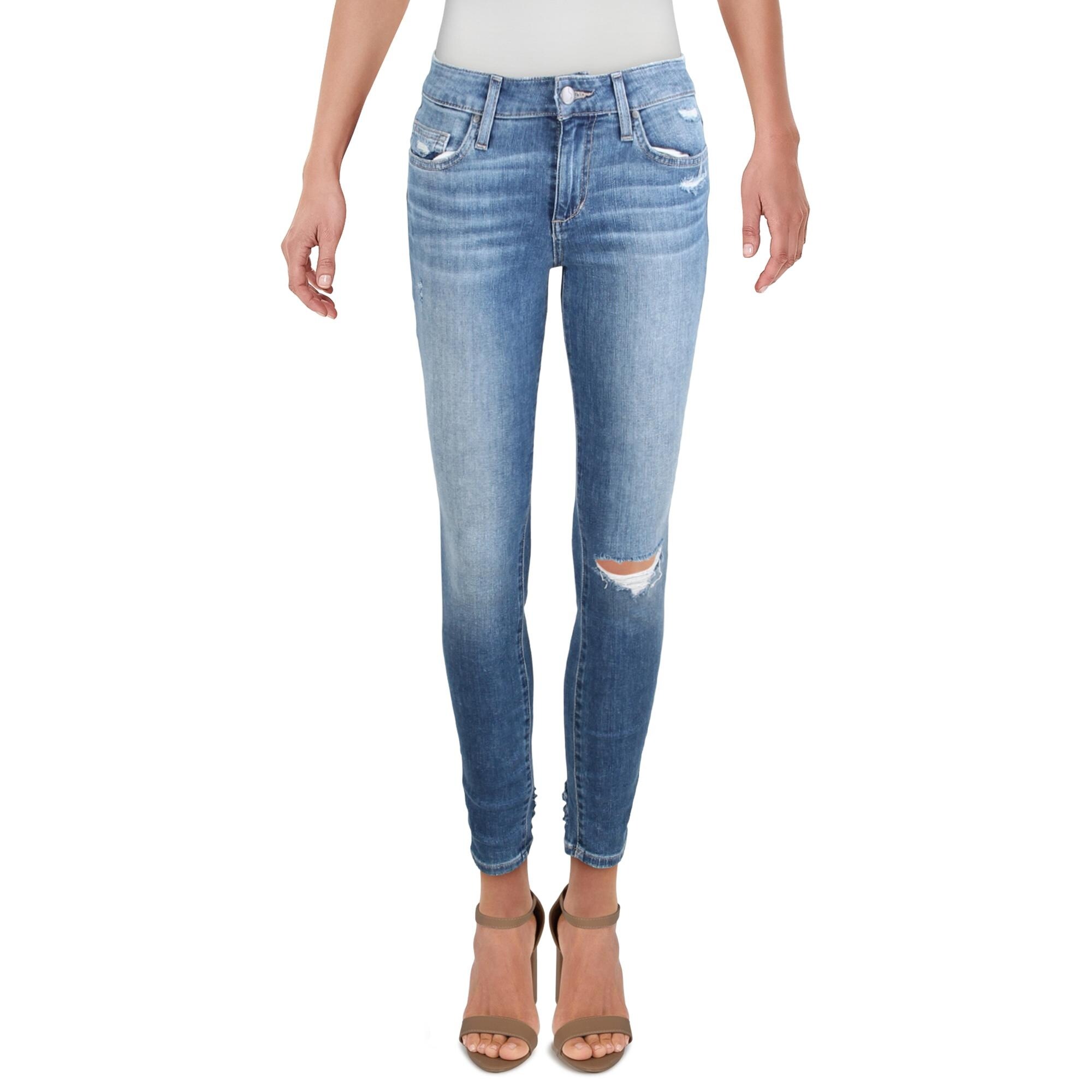 Womens mid rise ankle jeans Clearance