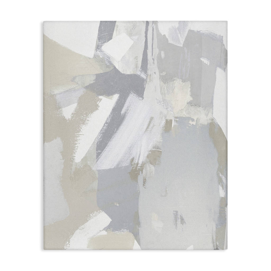 Stupell Neutral Tones Grey & Beige Canvas Wall Art Design By Rachel Springer