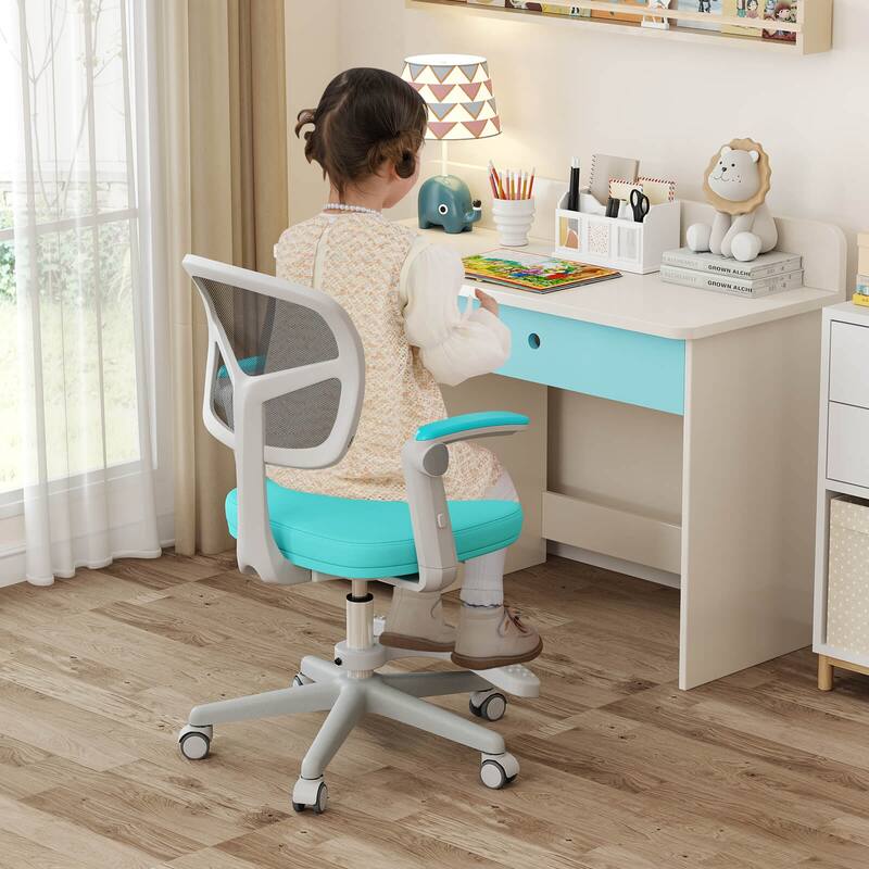 Costway Kids Desk Chair Children Study Chair with Adjustable Height, - See Details