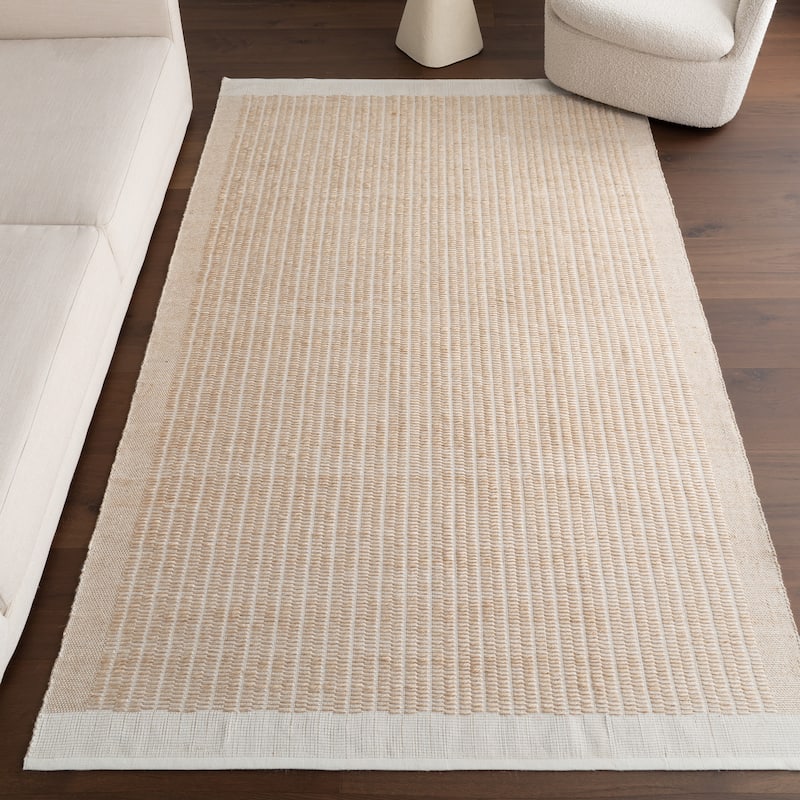 Nuloom Erina Striped Indoor/Outdoor Area Rug - 7'6" x 9'6" - Beige