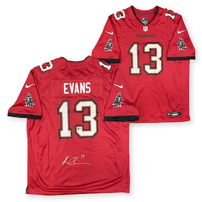 Mike Evans Autographed Tampa Bay Buccaneers Signed Nike Game Football Jersey Beckett COA - 8' x 11'