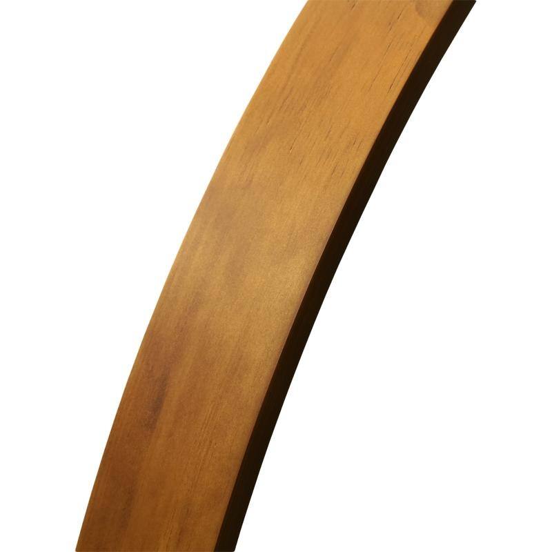 High Quality Wooden Frame Farmhouse Traditional Style Round Wall Mirror