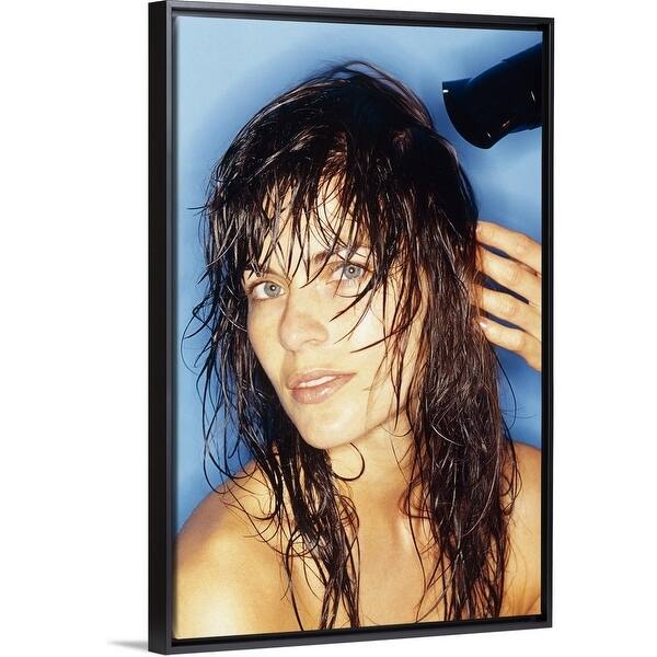 Shop Woman Having Hair Dried Multi Color Free Shipping Today