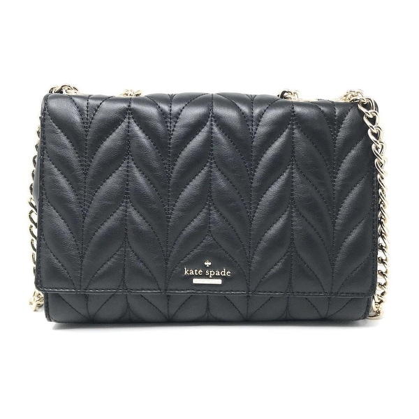 Shop Kate Spade New York Briar Lane Quilted Emelyn Crossbody Bag, Black - Free Shipping Today ...