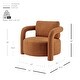 preview thumbnail 3 of 27, NPD Furniture Maisie Faux Shearling Accent Arm Chair