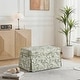 preview thumbnail 69 of 152, Rectangle Chenille Upholstered Storage Ottoman