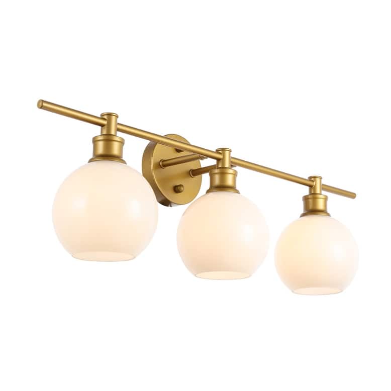 Camille 3-Light Frosted Glass Wall Sconce