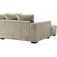 preview thumbnail 49 of 59, Transitional Luxe Upholstered Living Room Sectional 106.7 inch