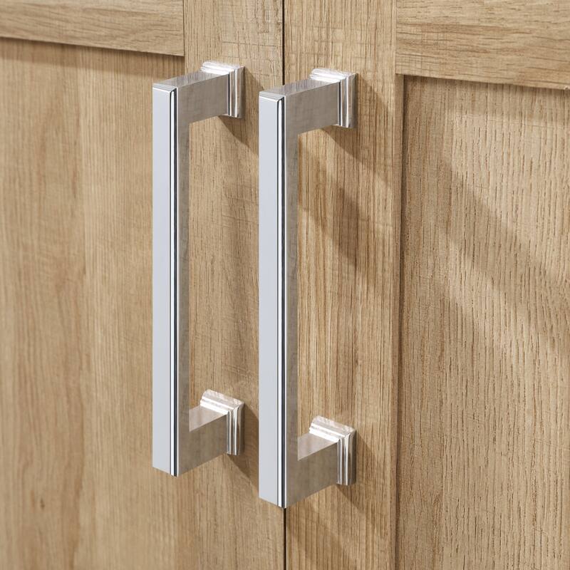 Ove Decors Vegas 36" Bathroom Vanity Combo w/ Top and Backslplash, White Oak