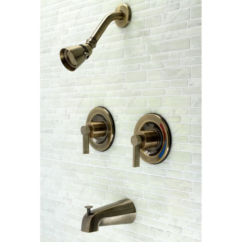 NuvoFusion Two-Handle Tub and Shower Faucet with Volume Control