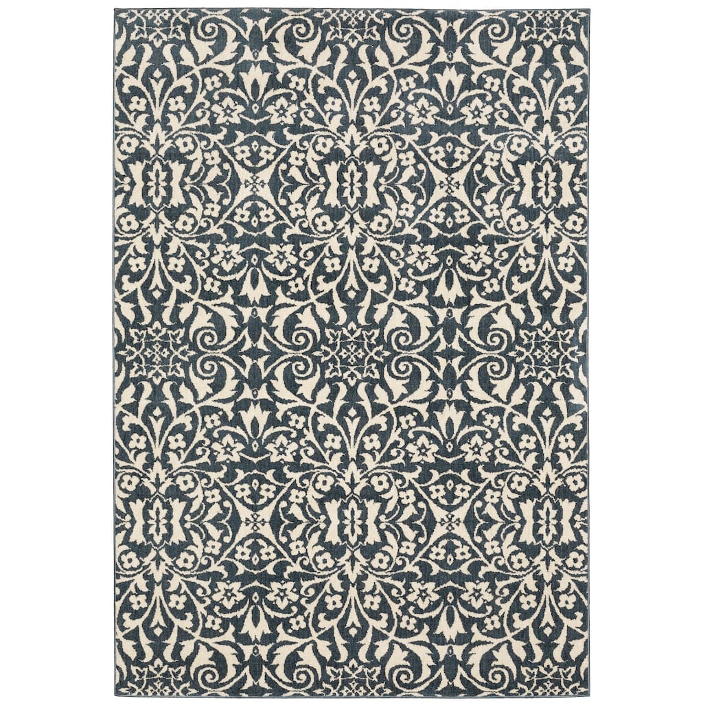 Vista Home Fawn Floral and Vine Area Rug