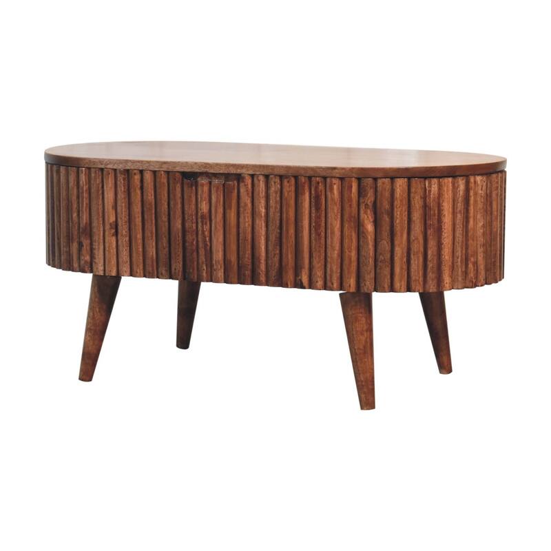Artisan Furniture Solid Wood Honey Caramel Mokka Coffee Table