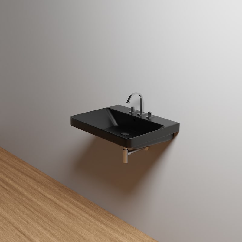 WS Bath Collections Luxury 60.03 Luxury 23-13/16" Rectangular Ceramic