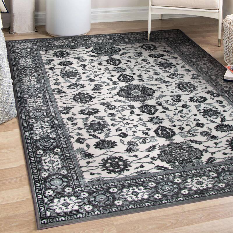 My Magic Carpet Machine Washable Medallion Accent Rug - 5' X 7'
