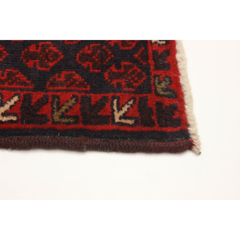 Teimani Red Rug 3'1" x 4'11" - 3'1 x 4'11