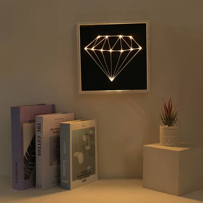 LED Creative Night Light 10×10×2 Inchs Decorative Small Table Lamp