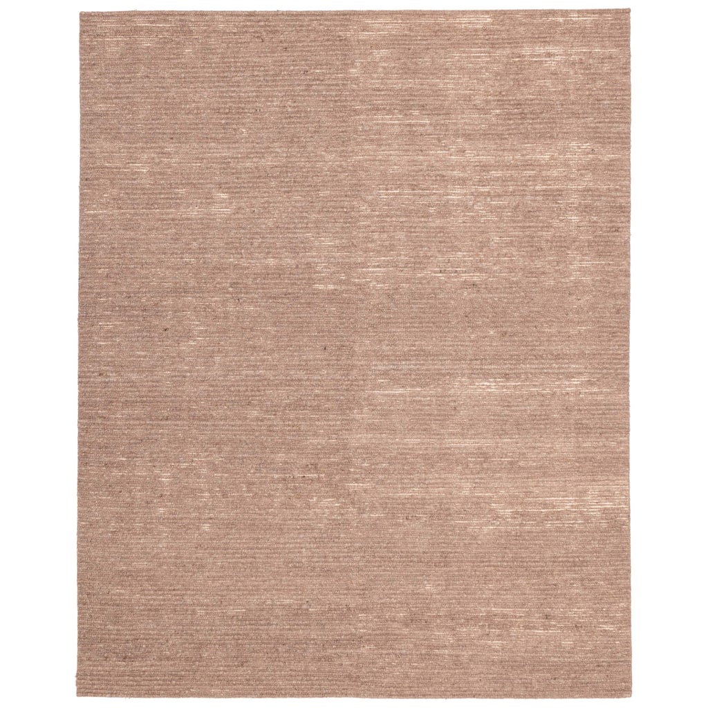 ECARPETGALLERY Hand-knotted Looma Brown Wool Rug - 7'10 x 9'9