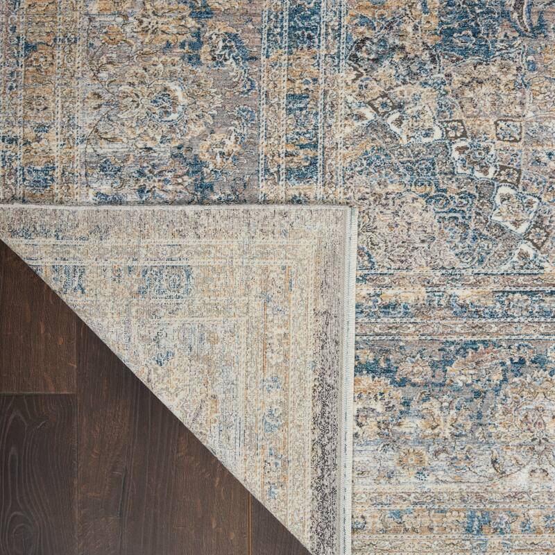 Nourison Starry Nights Vintage Persian Medallion Bordered Area Rug
