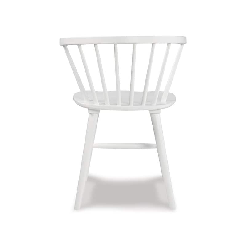 Signature Design by Ashley Grannen White Solid Wood Dining Chairs (Set of 2) - 22"W x 21"D x 30"H