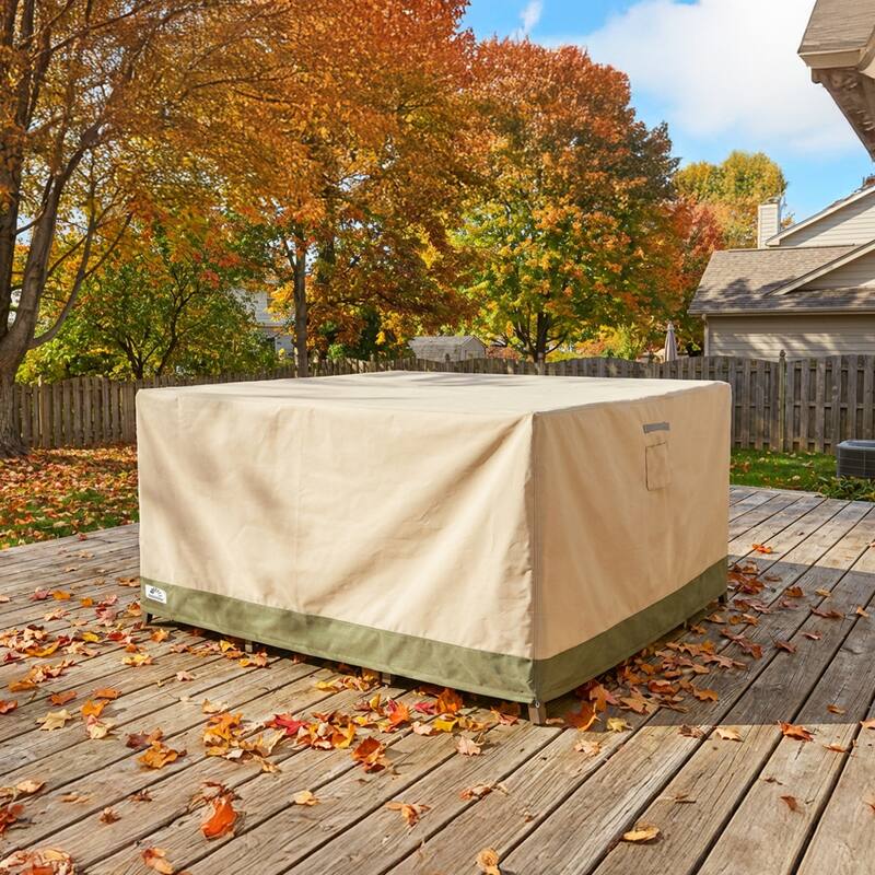 Aoodor Heavy Duty Outdoor Square Furniture Set Cover