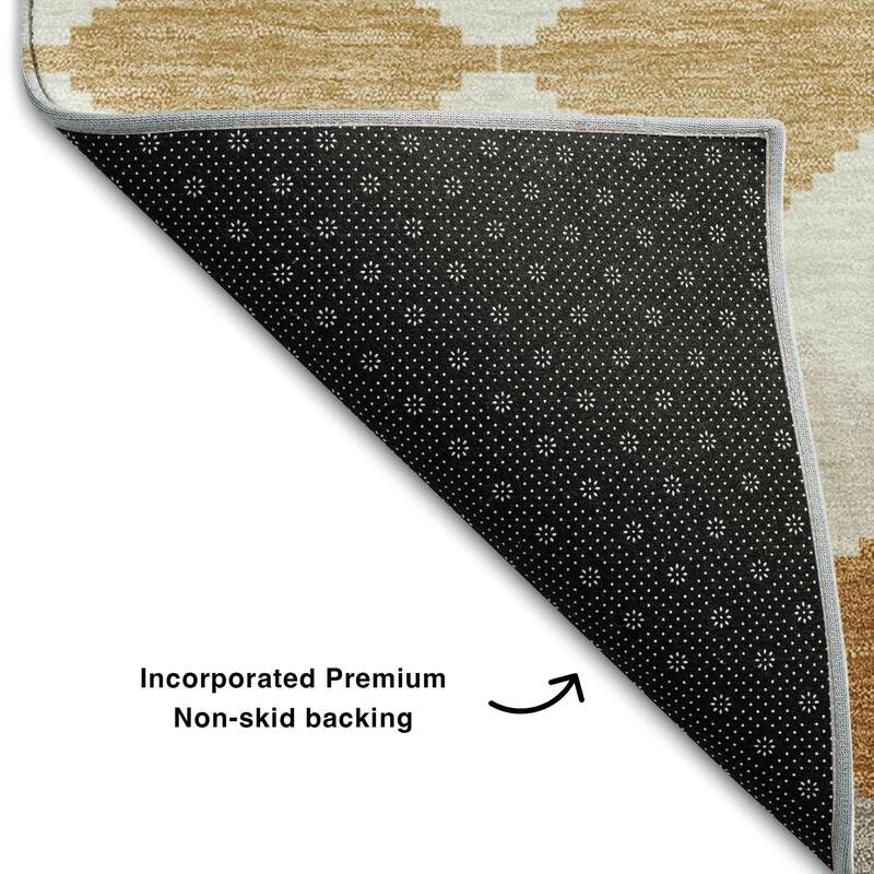 Premium Washable Super Soft Diamond Modern Mayfield Rug