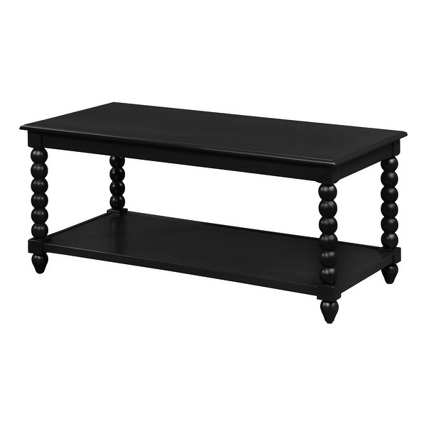 Elise Coffee Table in Black Finish - On Sale - Bed Bath & Beyond
