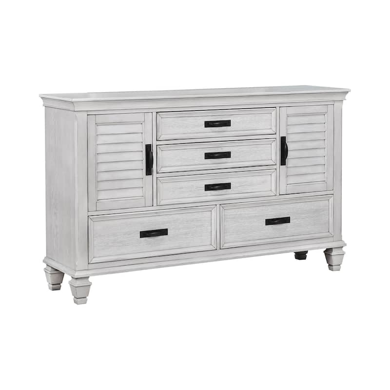 Capistrano Antique White 6-piece Storage Bedroom Set
