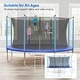 preview thumbnail 9 of 18, Trampoline with Enclosure, Ladder, Recreational Trampolines