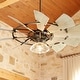 preview thumbnail 3 of 1, Quorum International 52" 10 Blade Ceiling Fan with Remote Control