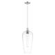 Option Clear Deco Swirl Shade / Brushed Satin Nickel