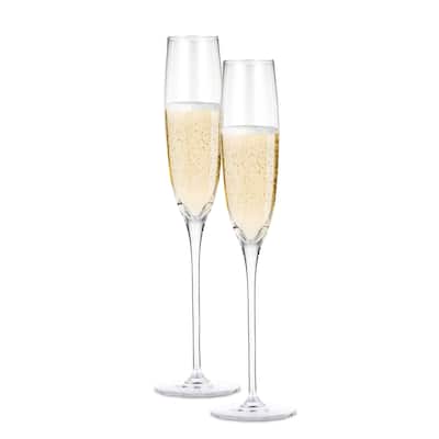 Berkware Premium Crystal Champagne Long Stem Flutes
