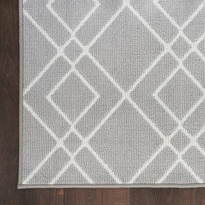 Nourison Modern Lines Diamond Geometric Area Rug