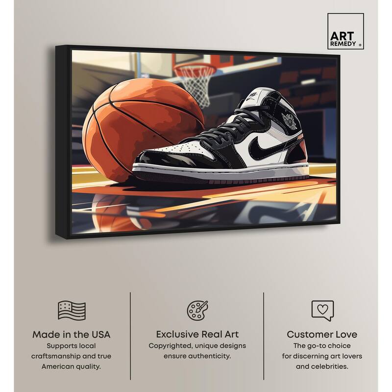 At the Court Canvas by Art Remedy