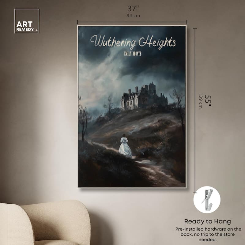 Wuthering Heights Cover Canvas by Art Remedy