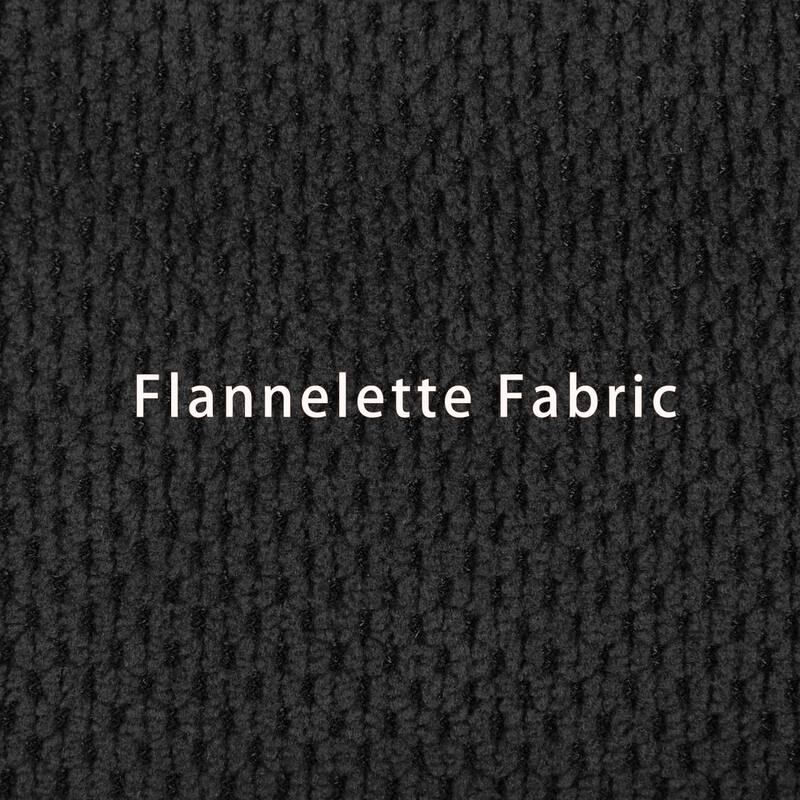 106.5" L-Shaped Flannelette Sectional Sofa with Pull-Out Bed