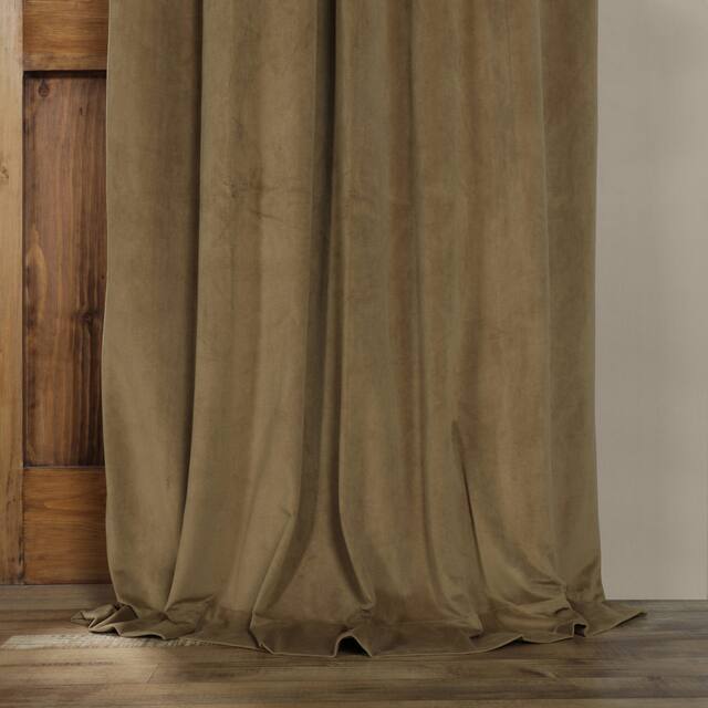 Exclusive Fabrics Signature Velvet Blackout Curtain (1 Panel)