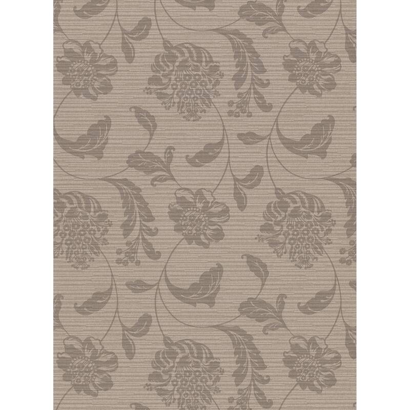 Holiday Brown Jacobean Wallpaper