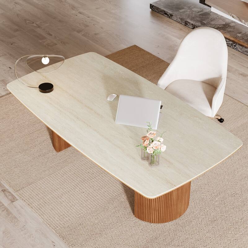 78.74" Extra Long Computer Desk, Double Long Desk for 2 Person