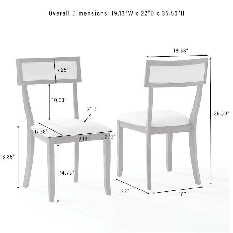 Crosley Alessia 4-Piece Dining Chair Set