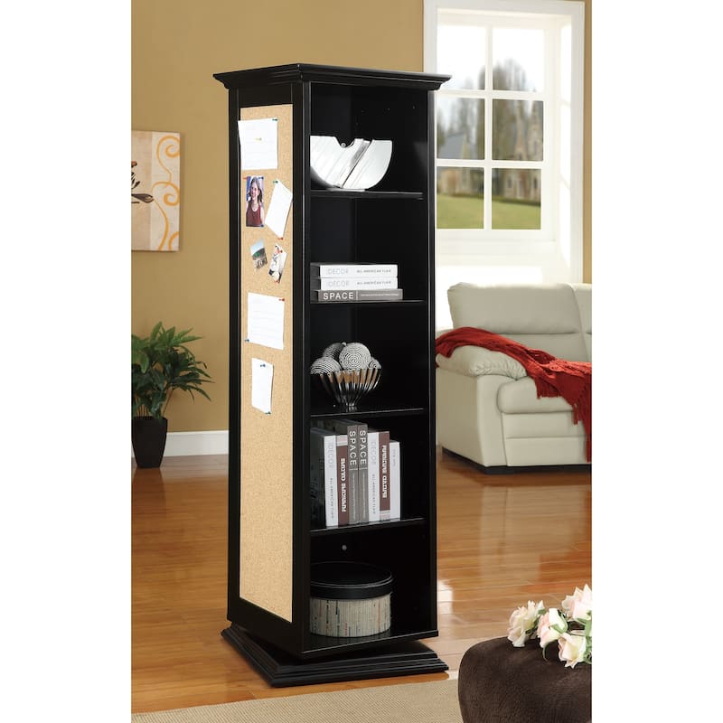 Robinsons Swivel Accent Cabinet with Cork Board