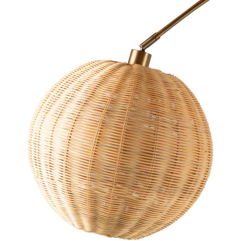 Artistic Weavers Minna Bohemian Domed Rattan 1-light Pendant
