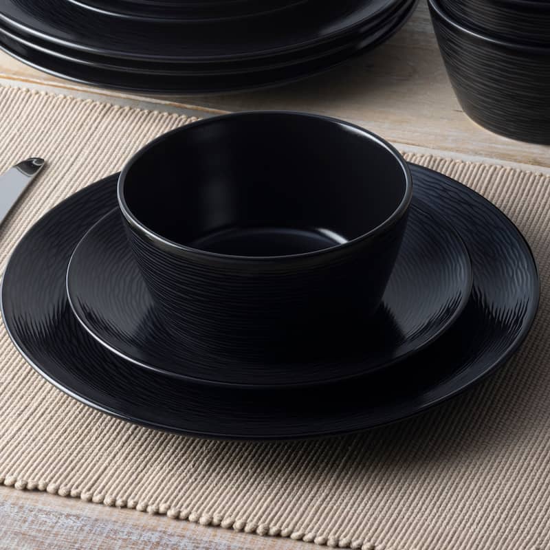 Noritake Colorscapes Swirl Set Of 4 Coupe Dinner Plates, 11"